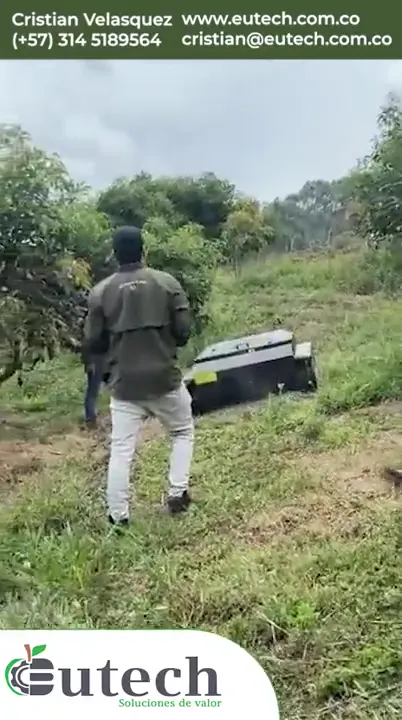 Demostración de la podadora SH-800DL en cultivo — clic para reproducir video
